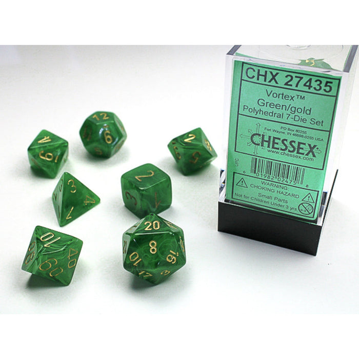 CHESSEX: POLYHEDRAL Vortex DICE SETS - for just $11.98! 