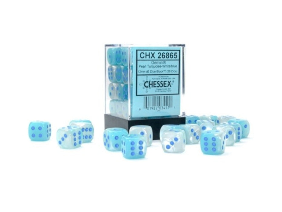 CHESSEX: D6 Gemini™ DICE SETS - 12mm - for just $15.98! 