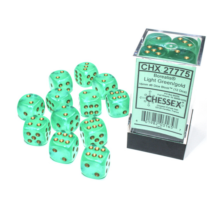 Chessex: D6 Borealis™ Dice Set - 16mm - for just $11.98! 