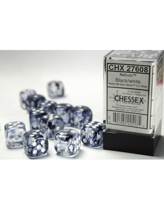 Chessex: D6  Nebula Dice sets - 16mm - for just $11.98! 