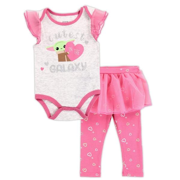 BABY YODA Girls Infant 2PC Tutu Legging Set - Just $24.99! Shop now at Retro Gaming of Denver