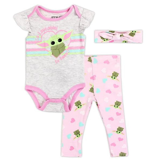 BABY YODA Girls Newborn 3PC Headband Set - Just $21.99! Shop now at Retro Gaming of Denver