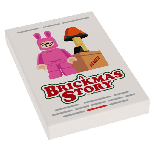 A Brickmas Story Movie Cover (2x3 Tile) - B3 Customs - Premium  - Just $2! Shop now at Retro Gaming of Denver