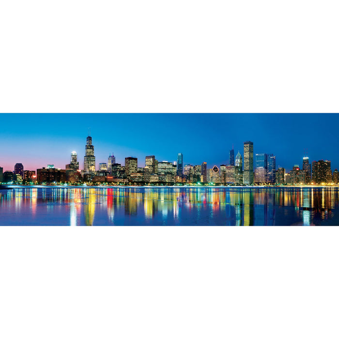 Chicago, Illinois 1000 Piece Panoramic Jigsaw Puzzle - Just $19.99! Shop now at Retro Gaming of Denver