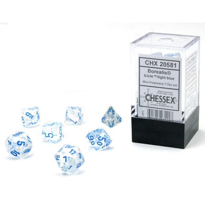 Chessex: Polyhedral Borealis Dice sets - 10mm - for just $5.98! 