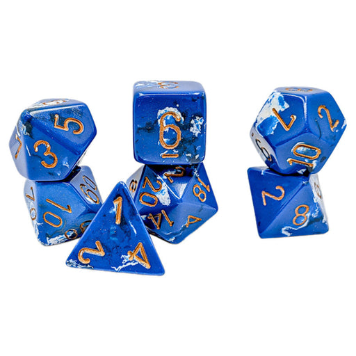 Brush - Wavebreak/Gold Polyhedral 7-Die Set - for just $9.99! 