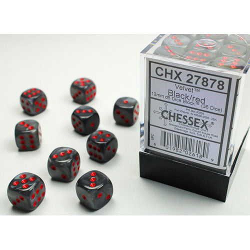 Chessex: D6 Velvet Dice sets - 12mm - for just $14.99! 