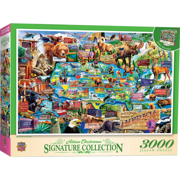 Signature Collection - USA National Parks 3000 Piece Jigsaw Puzzle - for just $39.99! 