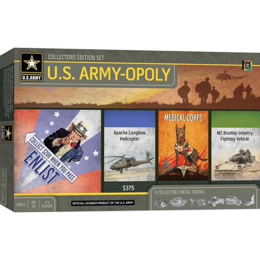 US Army Opoly - Premium Classic Games - Just $29.99! Shop now at Retro Gaming of Denver