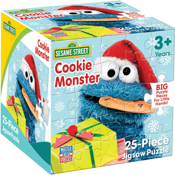 Sesame Street Holiday - Cookie Monster 25 Piece Jigsaw Puzzle - Just $7.99! Shop now at Retro Gaming of Denver