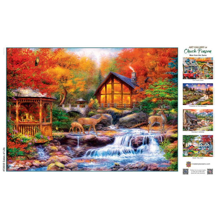 Art Gallery - Colors of Life 1000 Piece Jigsaw Puzzle - for just $16.99! 