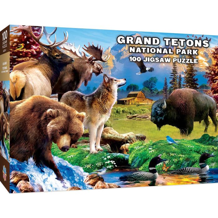 Wildlife of Grand Teton National Park - 100 Piece Jigsaw Puzzle - for just $12.99! 