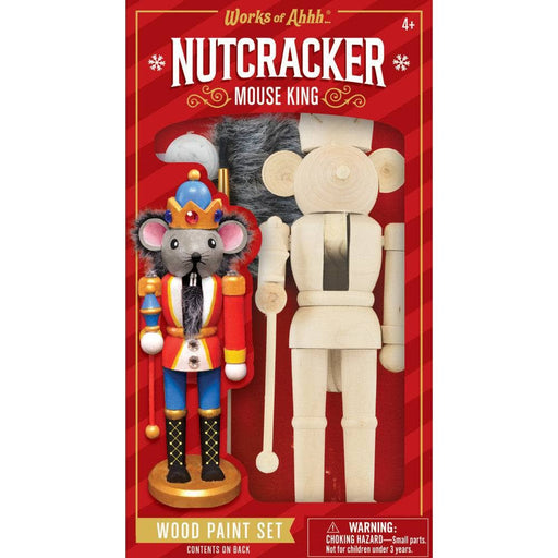 Holiday Craft Kit - Nutcracker Mouse King Wood Paint Kit - for just $16.99! 