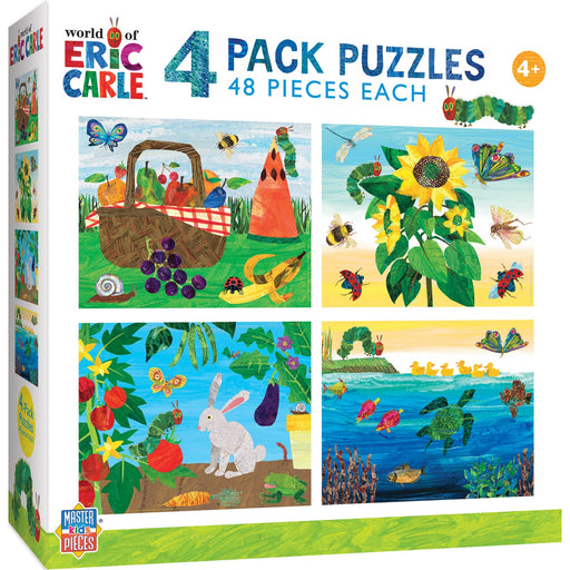 World of Eric Carle 100 Piece Jigsaw Puzzles 4-Pack - Premium 100 Piece - Just $14.99! Shop now at Retro Gaming of Denver