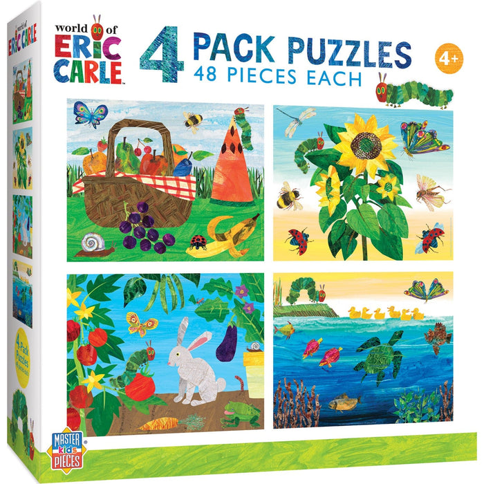 World of Eric Carle 48 Piece Jigsaw Puzzles 4-Pack - for just $14.99! 