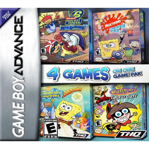 Nickelodeon Four Game Pack: Volume 2 (Gameboy Advance) - for just $0! 