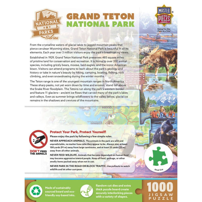 Grand Teton National Park 1000 Piece Jigsaw Puzzle - for just $16.99! 
