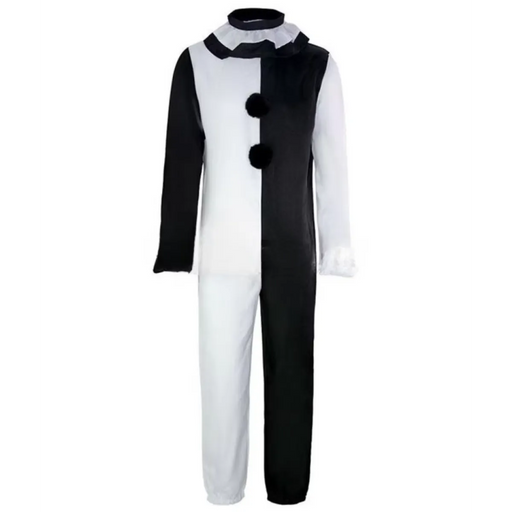 Terrifier 2 Art The Clown Cosplay Costume – Jumpsuit & Mask Halloween Set - for just $29.95! 