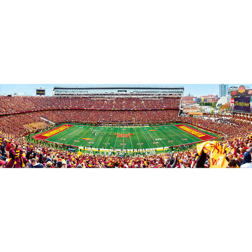 Minnesota Golden Gophers - 1000 Piece Panoramic Jigsaw Puzzle - Just $19.99! Shop now at Retro Gaming of Denver