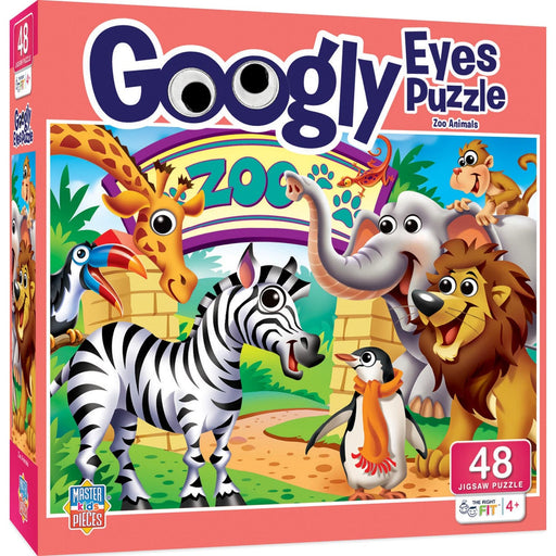 Googly Eyes - Zoo Animals 48 Piece Jigsaw Puzzle - for just $12.99! 