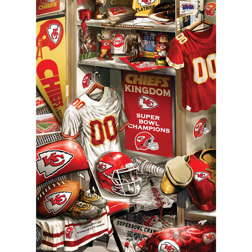 Kansas City Chiefs - Locker Room 500 Piece Jigsaw Puzzle - Just $16.99! Shop now at Retro Gaming of Denver