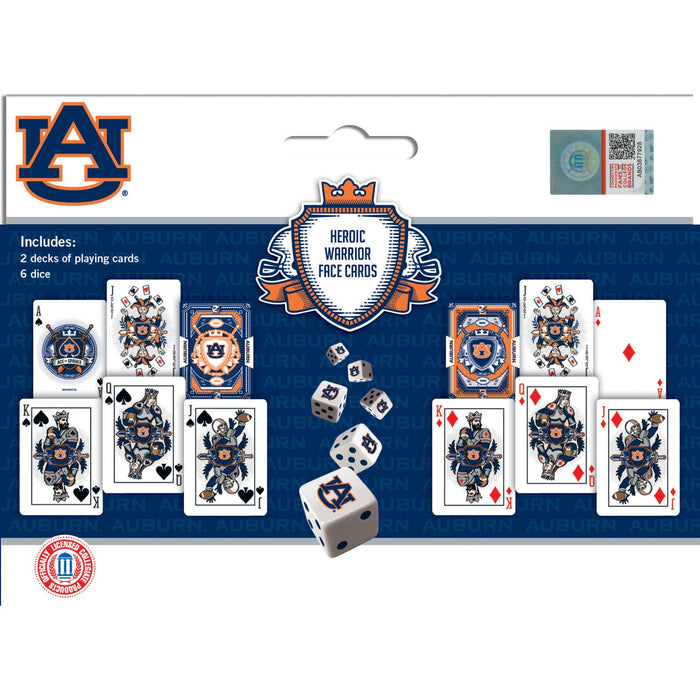 Auburn Tigers - 2-Pack Playing Cards & Dice Set - Just $19.99! Shop now at Retro Gaming of Denver