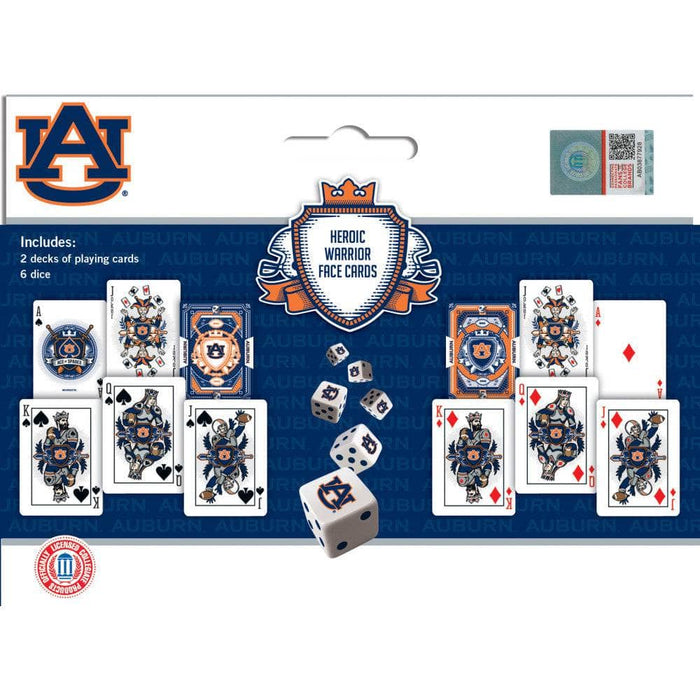 Auburn Tigers - 2-Pack Playing Cards & Dice Set - for just $19.99! 