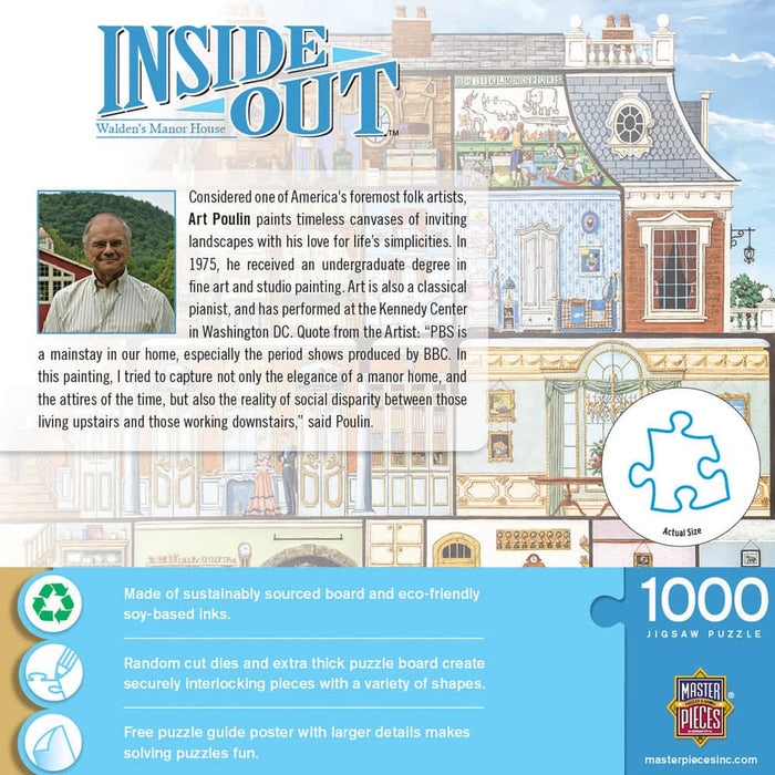 Inside Out - Walden's Manor House 1000 Piece Jigsaw Puzzle - for just $16.99! 