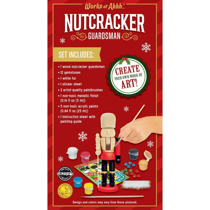Holiday Craft Kit - Nutcracker Guard Wood Craft & Paint Kit - for just $16.99! 