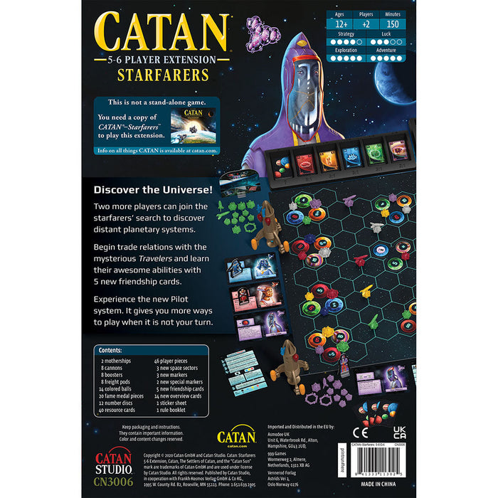 Catan: Starfarers 2nd Edition 5-6 Player Expansion - for just $49.99! 