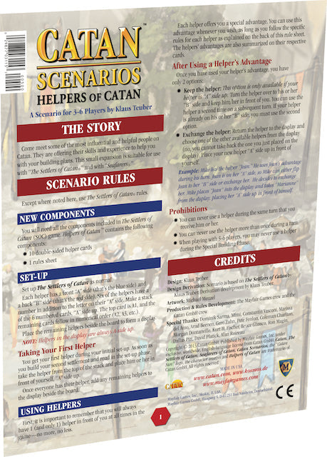 Catan: Scenario - Helpers of Catan - for just $11.99! 