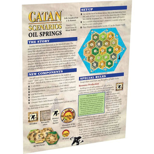 Catan: Scenario - Oil Springs - Premium Board Game - Just $5! Shop now at Retro Gaming of Denver