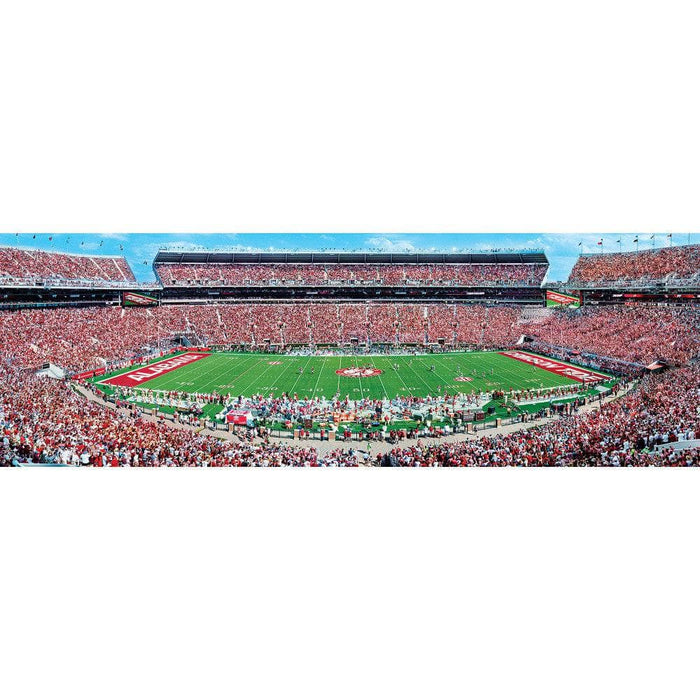 Alabama Crimson Tide - 1000 Piece Panoramic Jigsaw Puzzle - Center View - for just $19.99! 