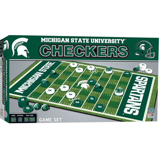 Michigan State Spartans Checkers Board Game - Just $19.99! Shop now at Retro Gaming of Denver