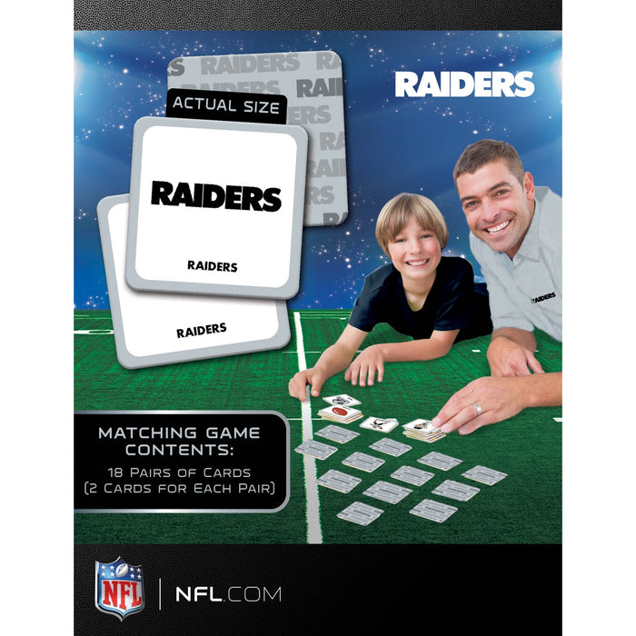 Las Vegas Raiders Matching Game - Just $10.39! Shop now at Retro Gaming of Denver