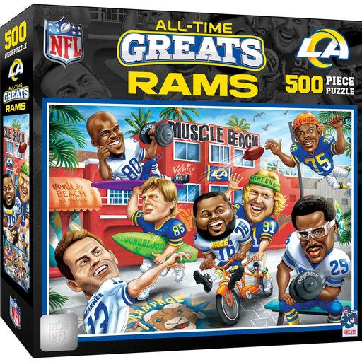 Los Angeles Rams - All Time Greats 500 Piece Jigsaw Puzzle - Just $19.99! Shop now at Retro Gaming of Denver