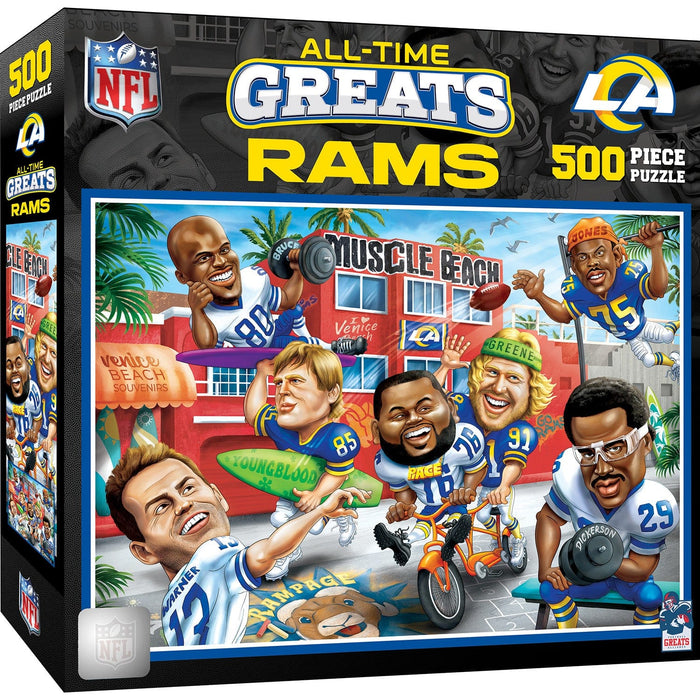 Los Angeles Rams - All-Time Greats 500 Piece Jigsaw Puzzle - for just $19.99! 