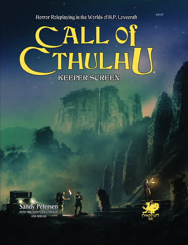 Call of Cthulhu 7th Edition Keeper Screen - for just $29.95! 