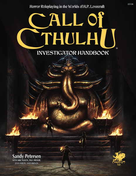 Call of Cthulhu Investigator Handbook - for just $44.95! 