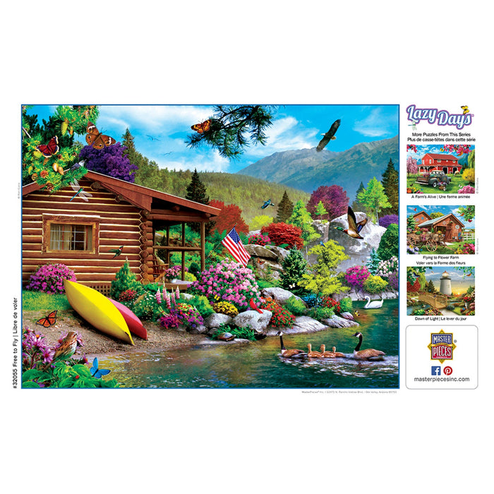 Lazy Days - Free to Fly 750 Piece Jigsaw Puzzle - Just $14.99! Shop now at Retro Gaming of Denver