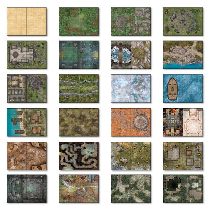 Combat Book 3: Fantasy Rewritable Combat Maps for Tabletop RPGs - for just $48.99! 