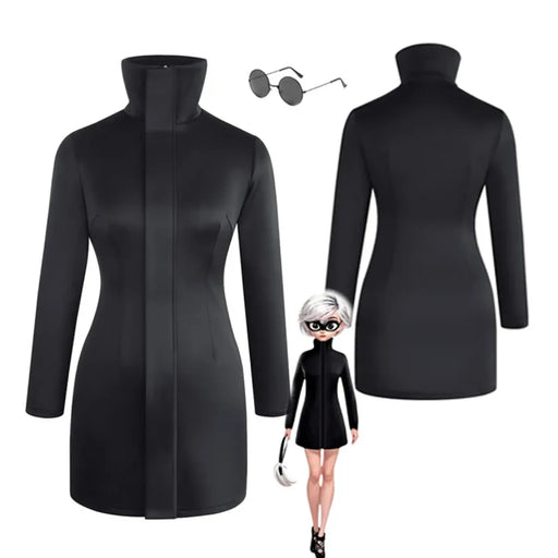 Gojo-Inspired Bodycon Cosplay Dress – Stretch Fit with Glasses Set - for just $48.95! 