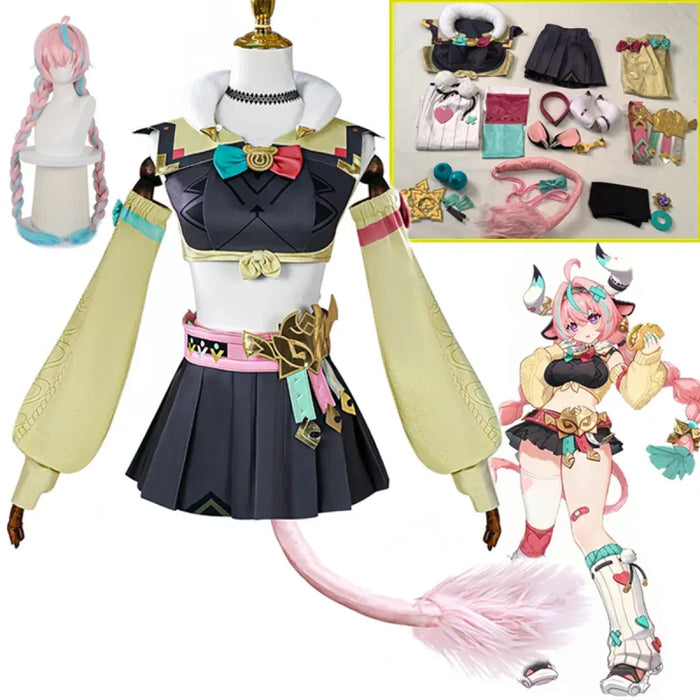 Genshin Varesa Cosplay Set – Kawaii Fantasy Uniform Costume - for just $60.95! 