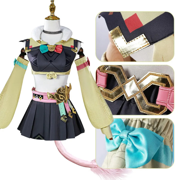 Genshin Varesa Cosplay Set – Kawaii Fantasy Uniform Costume - for just $60.95! 