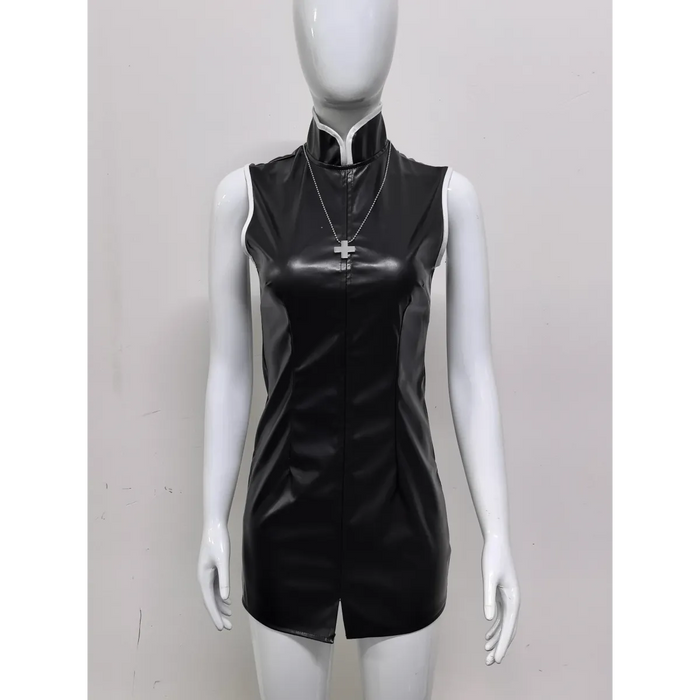 misato black dress Misato Puff Sleeve Dress