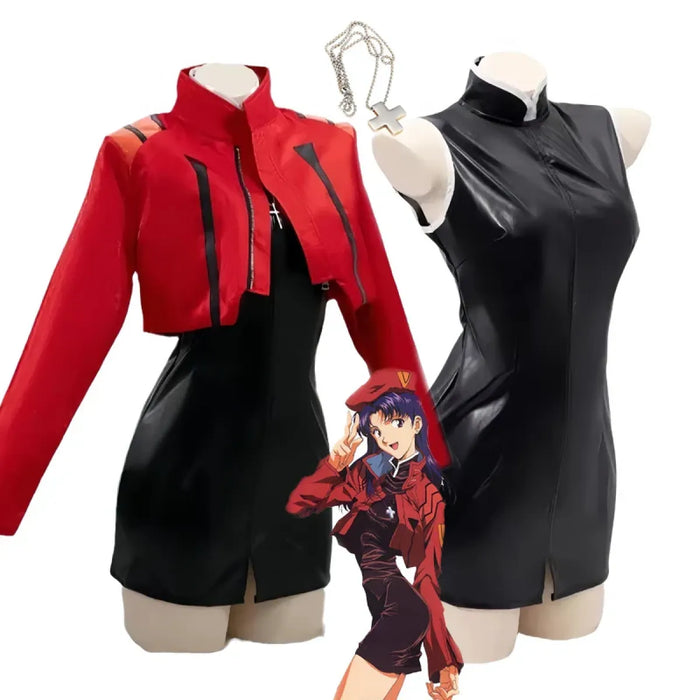 Anime EVA Katsuragi Misato Fullset Cosplay Costumes