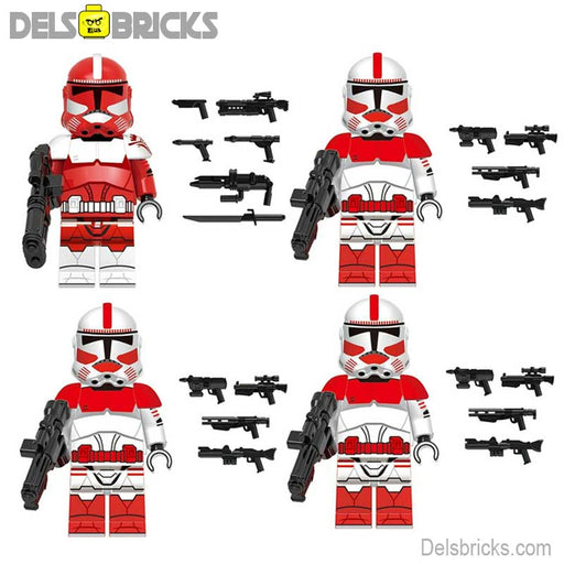 Coruscant Guard Clone trooper Set of 4 Lego Star Wars Minifigures custom toys - Just $15.99! Shop now at Retro Gaming of Denver