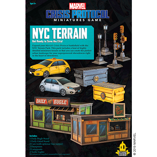 Marvel Crisis Protocol: NYC Terrain - for just $50! 
