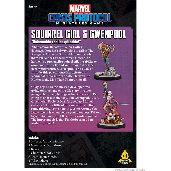 Marvel Crisis Protocol: Squirrel Girl & Gwenpool - for just $31.99! 