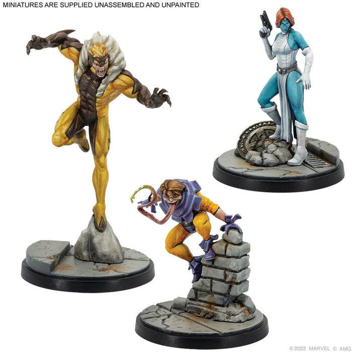 Marvel Crisis Protocol: Brotherhood of Mutants Affiliation Pack - Premium Miniatures - Just $51.99! Shop now at Retro Gaming of Denver